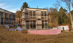 Villa Fidelio: Baustelle Außenanlage